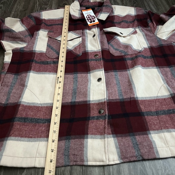 HFX plaid shirt jacket size XXL new - Picture 5 of 7
